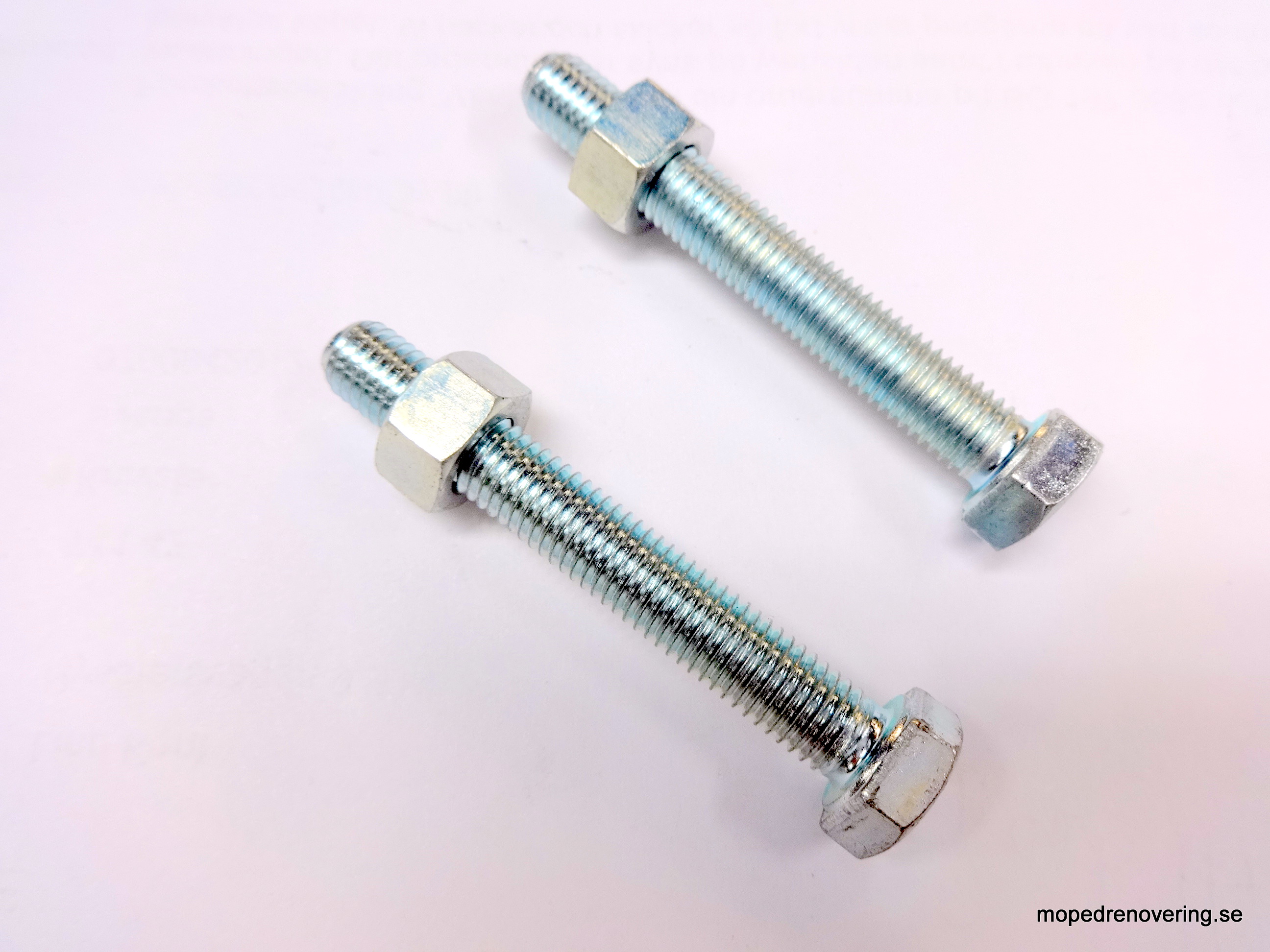 Chain tensioner Dakota etc. M7 x 50 fully threaded nut Mopedrenovering.se