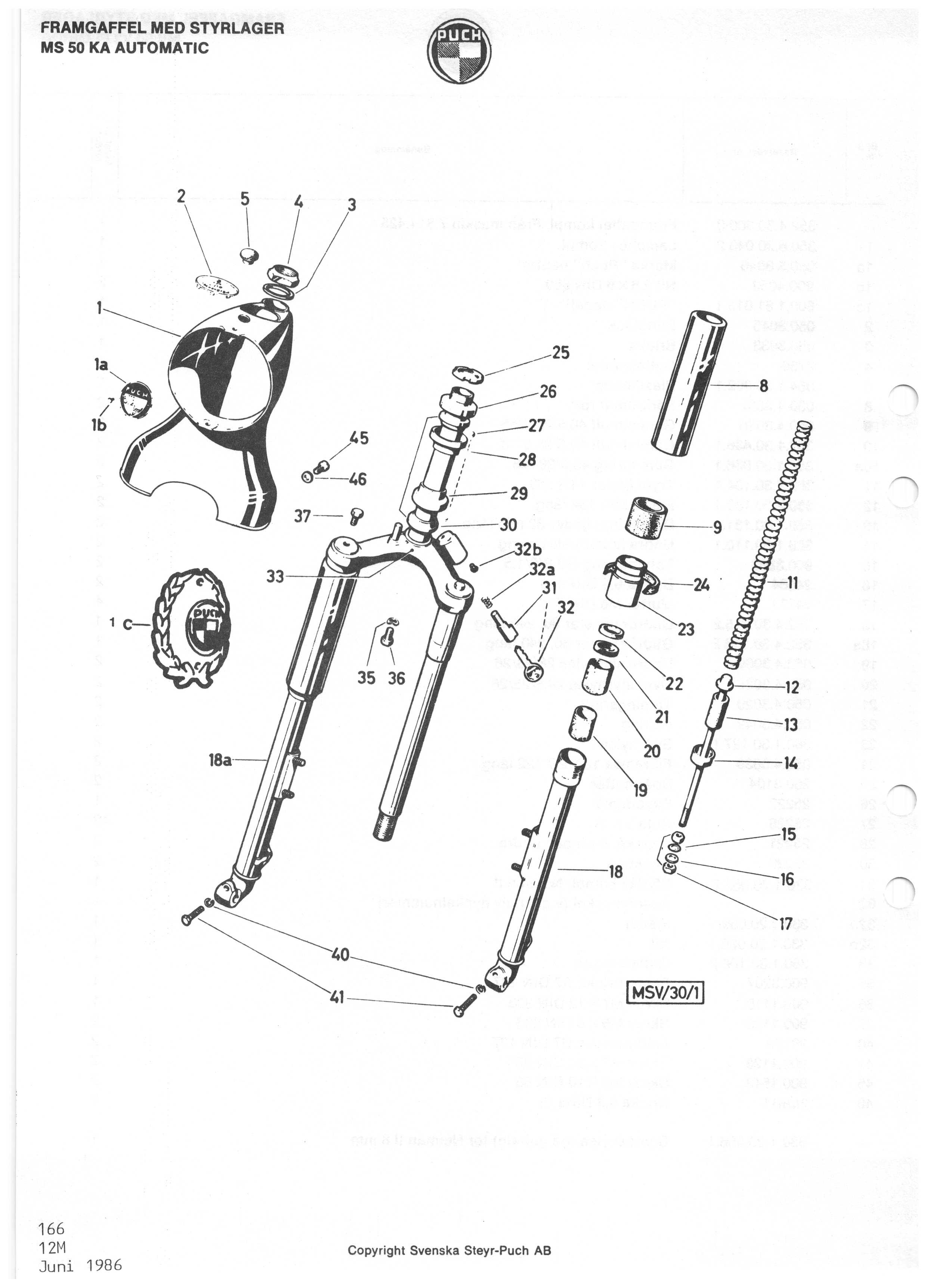 Mopedrenovering.se - Glidhylsa nedre, MS 50 och Automatic med halvnav ...